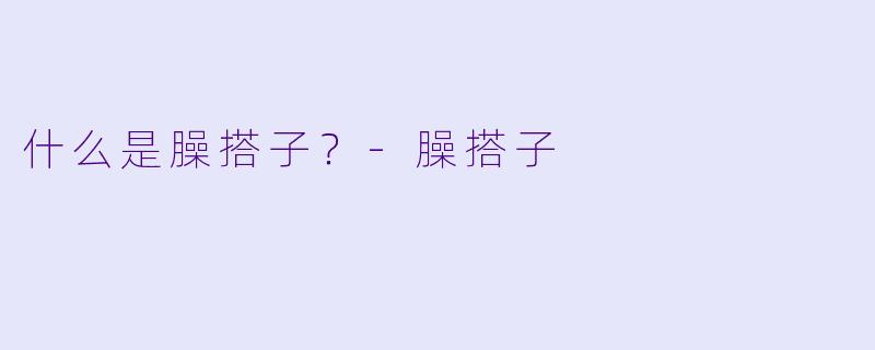 什么是臊搭子？