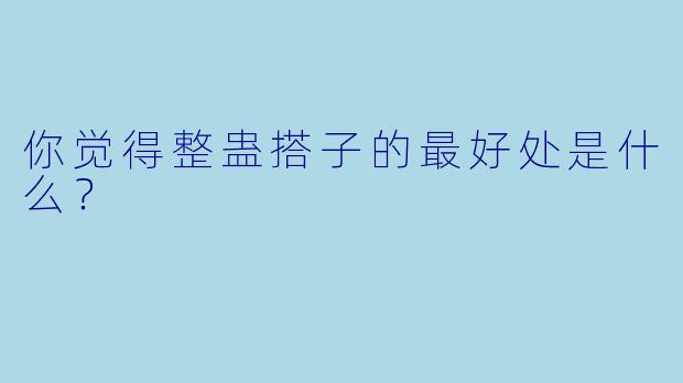 你觉得整蛊搭子的最好处是什么？