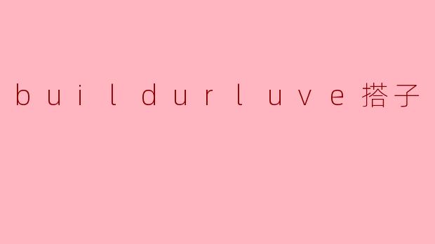 buildurluve搭子