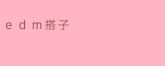 edm搭子