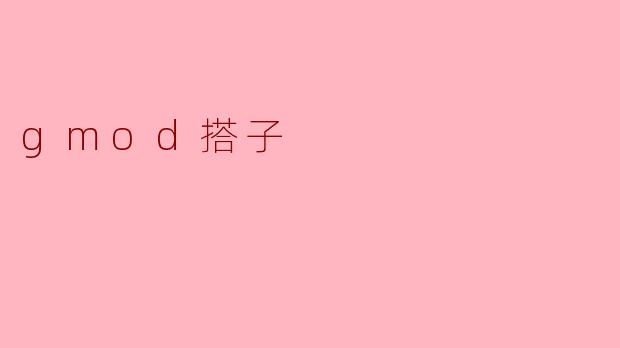 gmod搭子