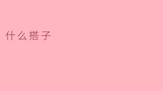 什么搭子