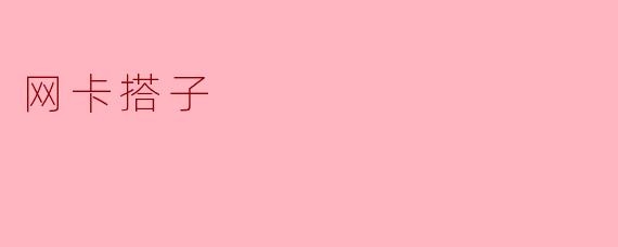 ### 网卡搭子:数字时代的社交新趋势