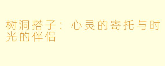 树洞搭子:心灵的寄托与时光的伴侣