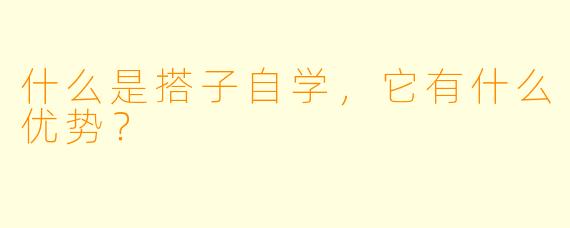 什么是搭子自学,它有什么优势?