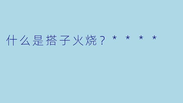 什么是搭子火烧？****