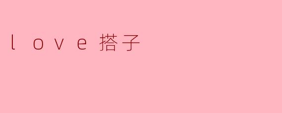 love搭子