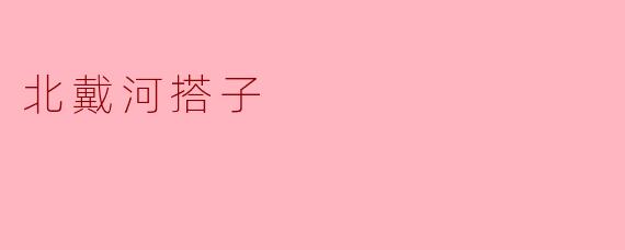 ### 北戴河搭子的魅力与意义