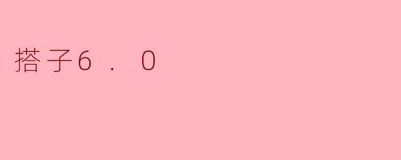 搭子6.0