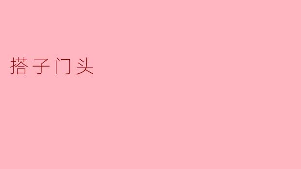 搭子门头