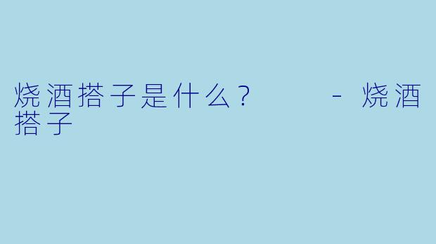烧酒搭子是什么？  