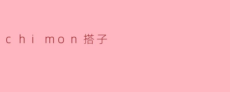 chimon搭子