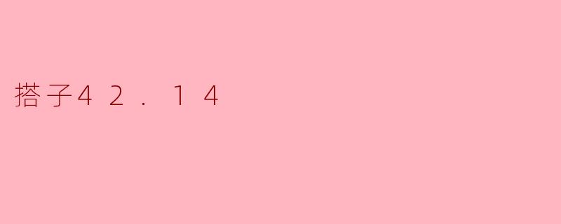 搭子42.14