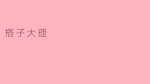 搭子大理