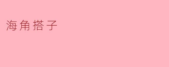### 海角搭子：海边的心灵伴侣