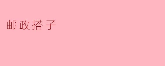 邮政搭子是什么?****