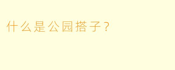 什么是公园搭子？