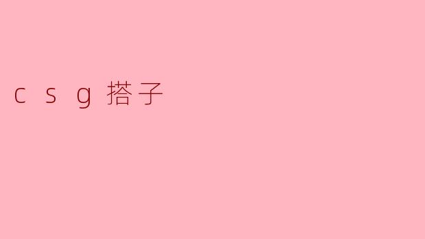 什么是“CSG搭子”,它在游戏中有什么作用?