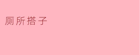 厕所搭子