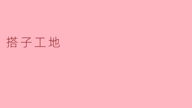 搭子工地
