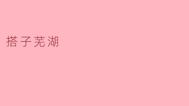 什么是“搭子芜湖”？  
