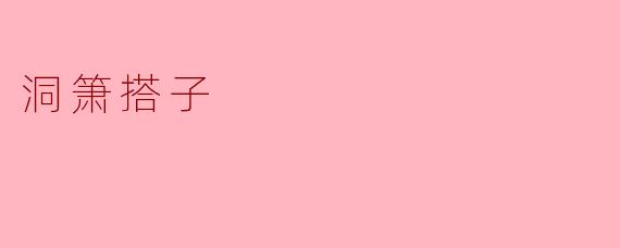 洞箫搭子是什么？