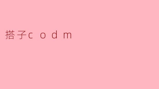 搭子codm