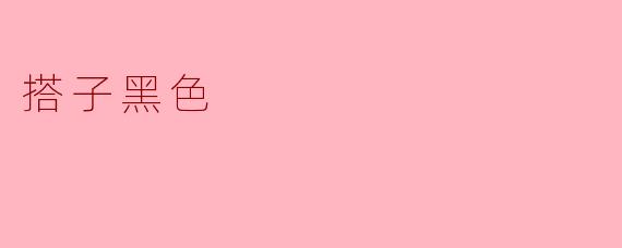 搭子黑色