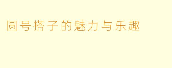圆号搭子的魅力与乐趣
