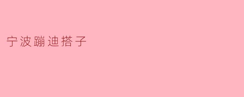 寻觅“宁波蹦迪搭子”:夜生活中的欢乐伙伴