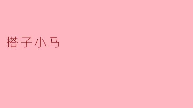 ### 搭子小马:陪伴与成长的快乐旅程