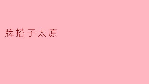 探寻“牌搭子太原”:传统与现代的交织