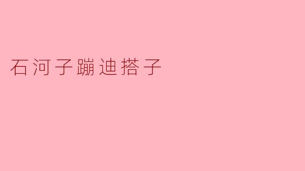 听说石河子有很多地方可以蹦迪，你最推荐哪个地方？  