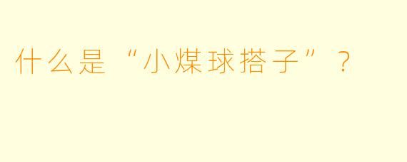 什么是“小煤球搭子”？