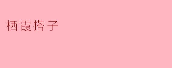栖霞搭子