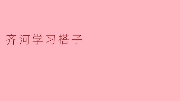 齐河学习搭子