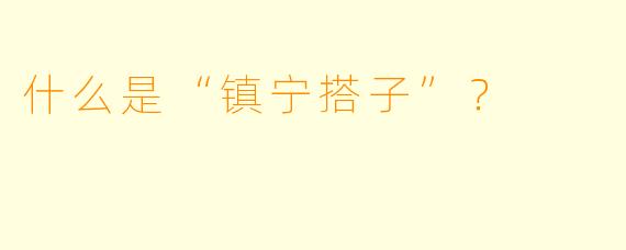 什么是“镇宁搭子”？
