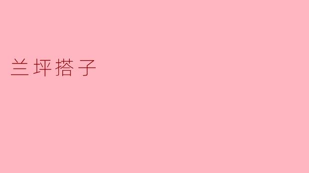 兰坪搭子