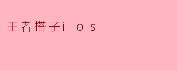 王者搭子ios