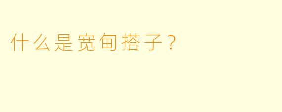 什么是宽甸搭子？