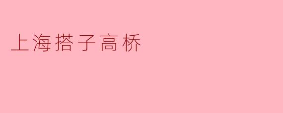 上海搭子高桥