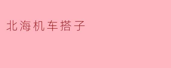 北海机车搭子
