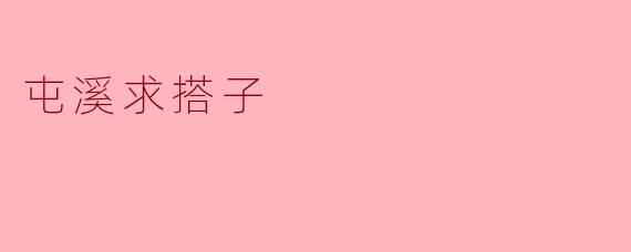 屯溪求搭子