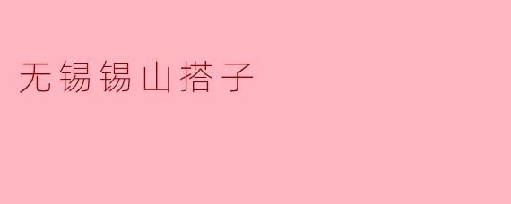 无锡锡山搭子