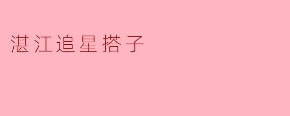 湛江追星搭子
