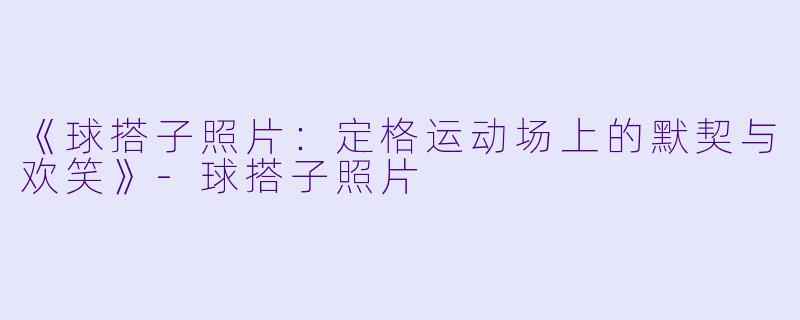 《球搭子照片：定格运动场上的默契与欢笑》-球搭子照片
