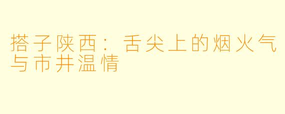 搭子陕西：舌尖上的烟火气与市井温情