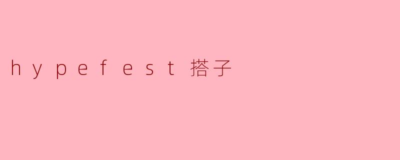 hypefest搭子