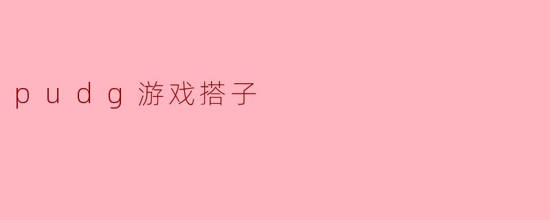 什么是“PUBG游戏搭子”？怎么才能找到靠谱的队友？