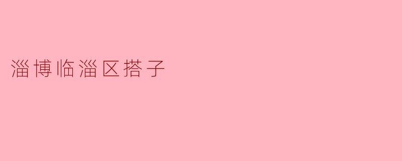 淄博临淄区搭子